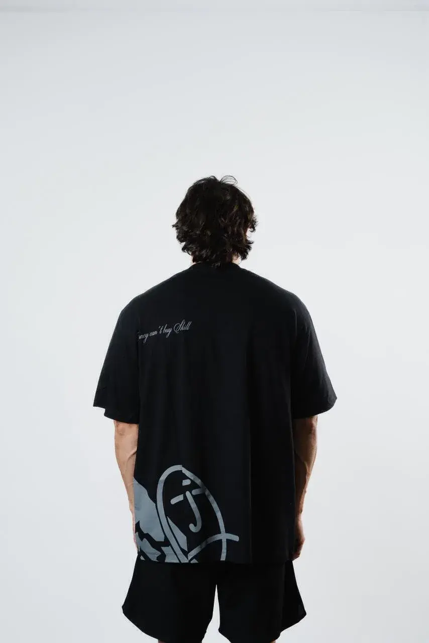 Camiseta GFEX preta, costas